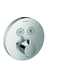 hansgrohe ShowerSelect S Unterputz Thermostat, für 2 Funktionen, Chrom