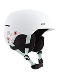 Anon Jungen Flash Snowboard Helm, Flowers White, Mittelgroß