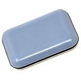 4 x PTFE-Gleiter | 24x34 mm | Grau-Blau | rechteckig | Selbstklebende Möbelgleiter in Premium-Qualität von Adsamm®