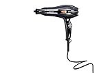 GRUNDIG HD9880 Haartrockner Heat Control 2200W Ionic, Schwarz, Silber