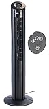 Sichler Haushaltsgeräte Standventilator: Turmventilator mit Magnet-Fernbedienung & 90°-Oszillation, 55 Watt (Raum Standventilatoren)