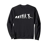 Langlauf lustig Skilanglauf Langlaufski für Damen & Herren Sweatshirt
