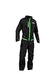 dirtlej dirtsuit sfd Edition schwarz/grün der Dreckwetteranzug für alle Biker im Park, Homezone oder Trail, Arme und Beine können abgenommen Werden (S)