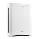 Vita Pure 2G 5-in-1 Luftreiniger Lufterfrischer Ionisator - 5-fach HEPA-Filter: 99,97% Filterleistung, 50 m², leise 30 db, 55 W, UV-C, Touch-Bedienfeld, weiß