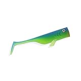 #LMAB Drunk Bait 8cm // Der High-Action-Shad für das Angeln auf Hecht, Zander & Dorsch // Gummifisch in UV-aktiven Farben und natürlichen Dekoren Farbe Malibu Max