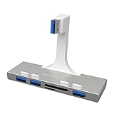 Sabrent USB HUB + Kartenleser - 3-Port USB 3.0 Hub mit Multi-In-1 Kartenleser für iMac (2012 und später) Schlanker einteiliger-Unibody [iMac Slim Unibody] (HB-IMCR)