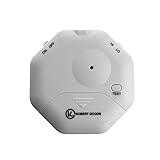 KOBERT GOODS 1x Glasbruch-Melder Einsatz als Alarm-Anlage oder Einbruch-Schutz mit 95db Vibration-Sensor Trigger perfekt für Zuhause modernes Dünnes Design für jedes Fenster oder Türe geeignet
