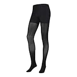 Calvin Klein Socks Womens 1p Shaper Tights, Black, M