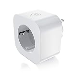 CSL - WLAN Steckdose für Amazon Alexa Google Home - mit App Steuerung - WiFi Smart Socket schaltbar - WLAN Steuerung - Sprachsteuerung Alexa - Smart Home - weiß