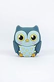 Mojipower Externer Akku für Handy, Power Bank 2600 mAh, lustig, bunt, Design Eule, Baby Owl