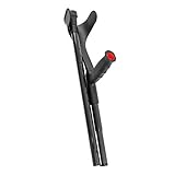 KMINA PRO - Krücke Faltbar Carbon (1 stück), Faltbare Krücken, Krücken Carbon, Gehhilfe Krücken, Leichte Krucken, Krücken Schwarz, Gehhilfen Krücken, Faltkrücken, Faltbare Reisegehhilfe.