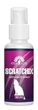ADEMA NATURAL® SCRATCHIX - Anti Kratz Spray für Katzen - Alternative zum Katzenfernhaltespray - Mittel gegen Kratzen an Allen Möbeln und Textilien - Teppich & Vorhänge - 50ml Inhalt