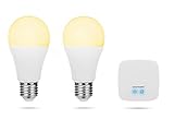 Smartwares Smart Home Pro | Leuchtmittel Set inklusive Basistation, steuerbar via gratis HomeWizard Link App | Alexa kompatibel