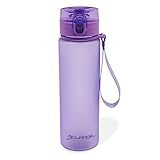 MELIANDA MA-7300 Trinkflasche Wasserflasche 550ml Nylon Handschlaufe violet