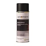 Weilburger Senotherm Ofenspray Ofenlack Rauchrohr hitzebeständig 400 ml Farbe Spray Auswahl-Farbe Schwarz Metallic