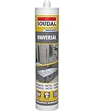 Soudal 12103183 Universal-Silikon, 280 ml, transparent