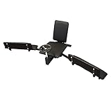 BAY STAHL Beinspreizer mit Drehkurbel mechanischer Bein-Strecker Spagat-Trainer Metall Beintrainer Beinstretcher Spagattrainer Spagatgerät Bein Strecker Spagat Trainer Maschine Gerät Trainingsgerät Sportgerät zum Drehen Kurbeln