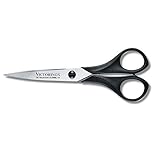 Victorinox Haushalts-/ Bastelschere, 16 cm Gesamtlänge, Kunststoffgriff, Edelstahl, Rostfrei, schwarz