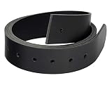 Fa.Volmer ® Gürtelriemen als Ersatz für Gürtel schwarze Herren Ledergürtel 3,8 cm Typ #10125