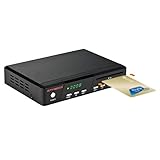 GT MEDIA X8 Combo Satelliten Sat Receiver Decoder TV Sat HD DVB-S2X + T2 + Kabel Receiver, Mit Smartcard-Schlitz für TIVUSAT, Unterstützt den Astra 19,2 ° E-Kanal (HD + Sky-DE)