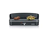 SEVERIN PG 8552 Barbecue-/Tischgrill (2.200 W, Grillfläche 49,5 x 24 cm, Lange Zuleitung 1,4 m) schwarz