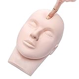 Wimpernverlängerung Übungskopf Make Up Schmink Übungskopf Wimpern Mannequin Kopf Zum Schminken Trainingsköpfe Ausbildung Make Up Wimpern Kosmetik Kopf