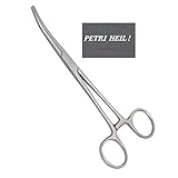STMK Angelzange gebogen 15cm Hakenlöse-Zange, Klemme + gratis Petri Heil! Aufkleber