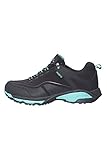 Mountain Warehouse Collie Wasserfeste Schuhe für Damen - Leichte Damenschuhe, atmungsaktive, weiche Wanderschuhe - Ideal zum Wandern in Allen Jahreszeiten Schwarz 39 EU