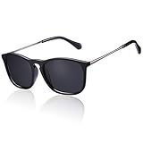 Carfia Vintage Polarisierte Sonnenbrille/Blaulichtfilter Brille für Damen Herren UV400 Schutz Ultraleicht Rahmen
