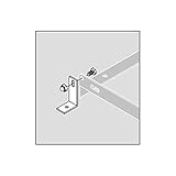 Bodenmontage-Winkel,verzinkt für Fahrradständer