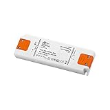 Goobay 30604 Dimmbarer LED Transformator 230V auf 40V – Konstantstromquelle 500 mA CC - LED Niedervolttrafo für LED Beleuchtungen – Gesamtlast bis 20 W – 154 x 50 x 15 mm