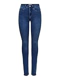 ONLY Damen Onlroyal High Waist Skinny Jeans, Medium Blue Denim, XS / 34L