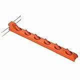 Gardena combisystem-Geräteleiste: Wandhaken für die Aufbewahrung von 6 combisystem-Geräten und Stielen, platzsparend, aus hochwertigem Kunststoff und Metall, inkl. Schrauben und Dübeln (3500-20)
