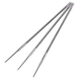 Akozon Kettensägenschärfer 3 Teile/satz Runde Lagerstahl Schärfen Kettensäge Dateien Spitzer (4mm/4,8mm/5,5mm Optional) Schärfen Datei Kit Set Für Sägekette Garten Rasenmäher Reparatur-Werkzeug(4.8mm)