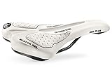 Selle Montegrappa FAHRRADSATTEL Trekking Mountainbike MTB Sattel New ELETTA Gel 2015 Made in Italy Farbe: Weiss