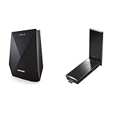 Netgear WLAN Mesh Repeater EX7700 WLAN Verstaerker & Super-Boost WiFi (AC2200 Tri Band, Abdeckung 4 bis 5 Räume & 40 Geräte) & A7000 USB WLAN Stick AC1900 (USB 3.0 WLAN Adapter)