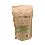 YASARA Bio Hanfprotein - DE-ÖKO-001 | Hoher Eiweißgehalt | Natürlich und Vegan | Gesundes Proteinpulver