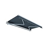 jarolift Gelenkarmmarkise Basic Plus Balkonmarkise Sonnenschutz für Terrasse, 550 x 350 cm, Anthrazit Uni