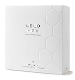 LELO Hex Kondome weiter entwickelt - Neues ultra dünnes Kondom für extra Lust - leicht benetzte Kondome für Männer (36 Kondome)