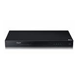 LG UBK80 4K Ultra HD HDR Blu-ray DVD CD Player mit High Resolution Audio Voll Funktionsfähige Fernbedienung inkl. High-End USB-Kabel