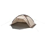 Jack Wolfskin Unisex – Erwachsene Bed & Breakfast Kuppelzelt für Camping, Sahara, 235 x 225 x 120 cm