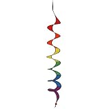 CIM Windspiel - Twister M - UV-beständig und wetterfest - Ø15cm, Länge: 120cm - inkl. rostfreiem Kugellagerwirbelclip - stilvolle Haus und Gartendekoration