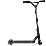Land Surfer Stunt Scooter. Stunt Roller mit 360° drehbarem Deck ab 8 Jahren - All Black