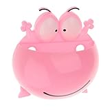 Baoblaze Frosch Form Saugnapf Zahnbürstenhalter Wandmontage Elektrische Zahnbürste Wandhalter für Kinder - Rosa