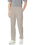 PGA TOUR Herren Flat Front Golf Pant with Expandable Waistband Golfhose, Silber-Silver Cloud, 32W / 32L