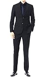 keskin collection Herren Anzug Schwarz Slim Fit Anzug Herren Stretch 2020 (60)