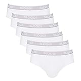 Sloggi Herren Go ABC Midi Slip (6er Pack), White, XL