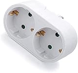 1 bis 2 and 1 bis 3 Wege Europäische Umwandlung Stecker Adapter 16A 250V 3500W Reisestecker Umwandler (E)