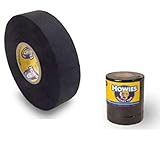 Howies 5X Schlägertape Cloth Hockey Tape 25mm f. Eishockey Black, je18,2m