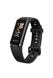 Huawei Band 4 wasserdichter Bluetooth Fitness- Aktivitätstracker mit Herzfrequenzmesser, Sport Band und Touchscreen, Graphite Black